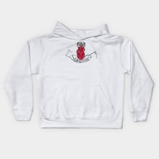 Single Line - Claddagh Kids Hoodie